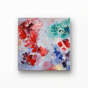 Strawberries and Flowers painting