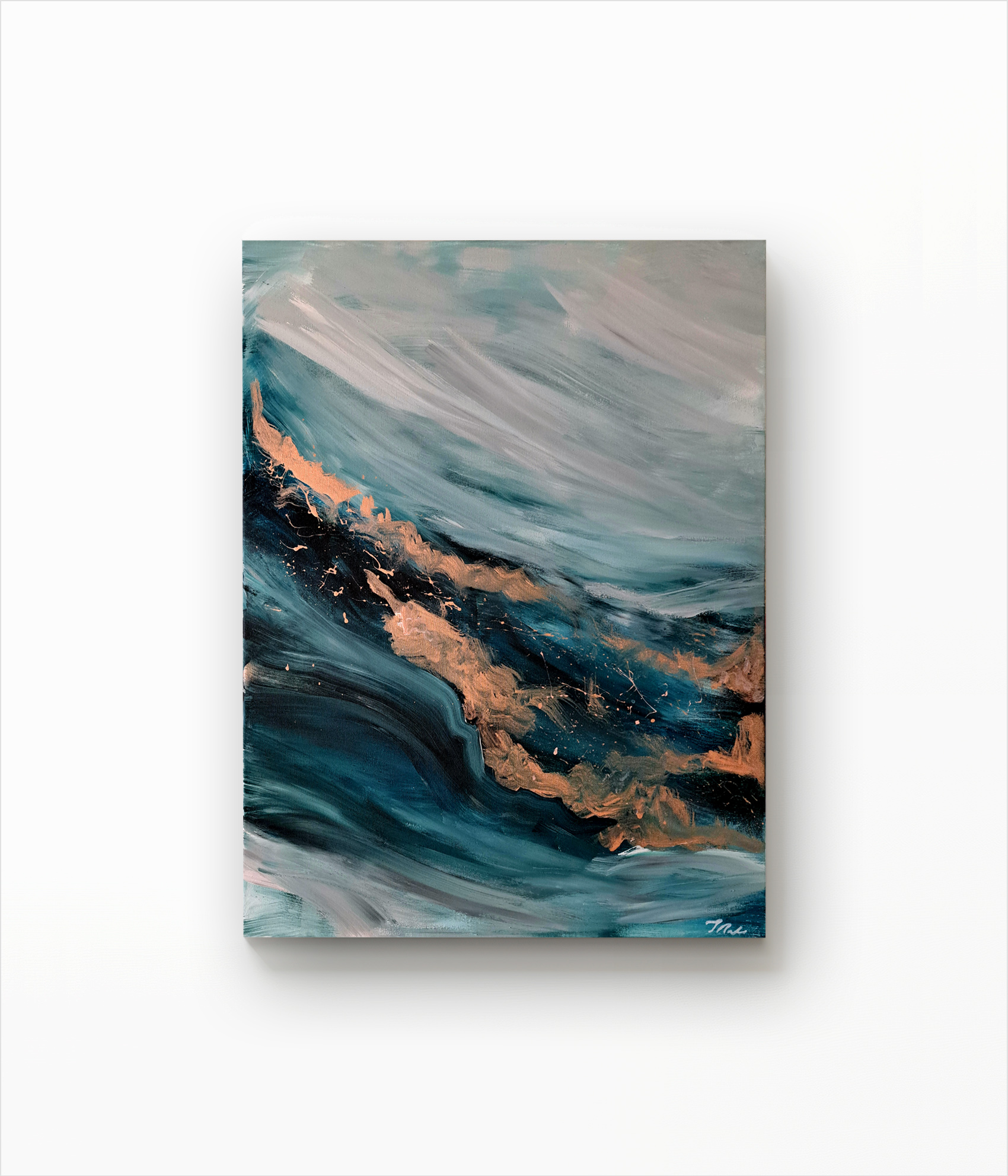 Geode Sea painting
