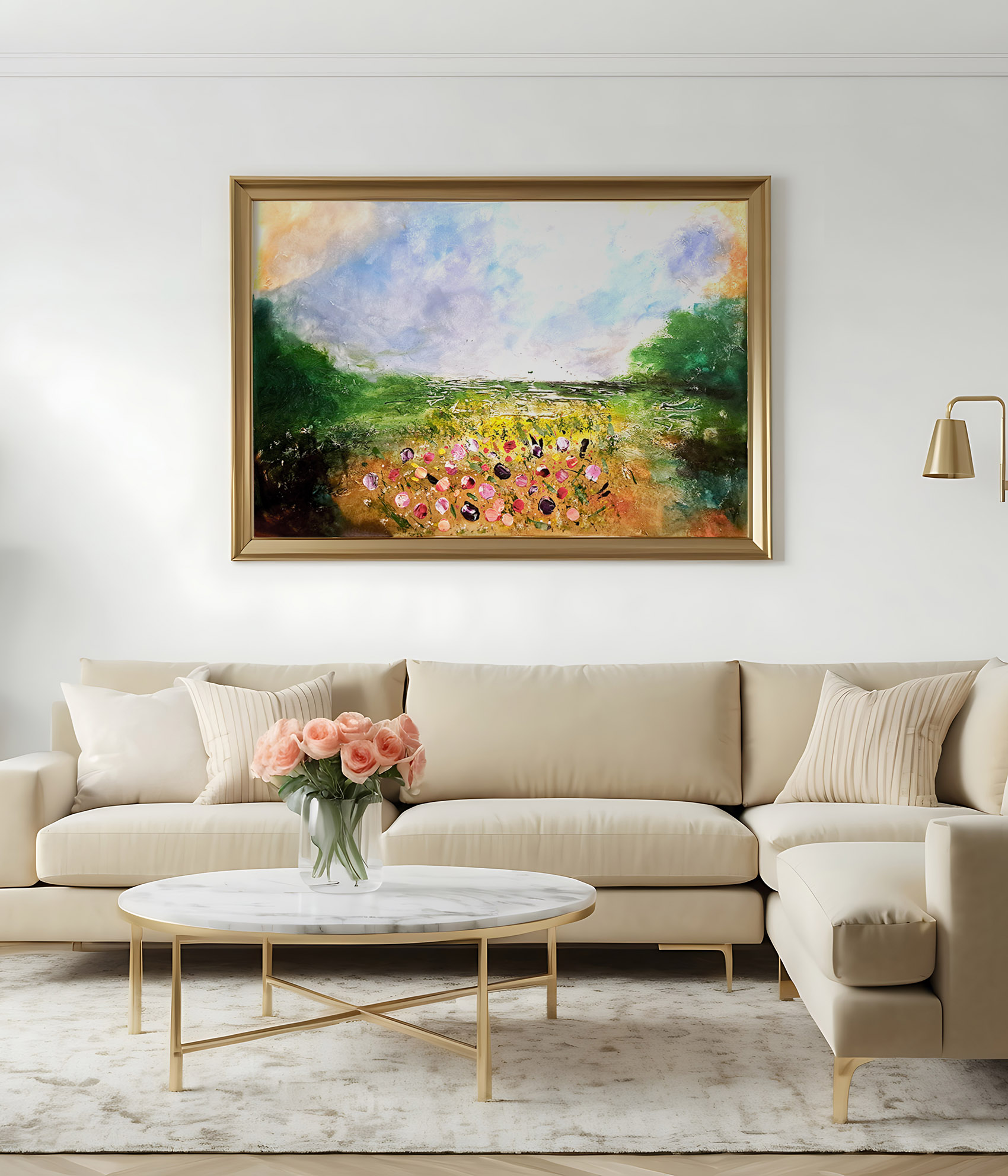 Gold Field painting Gold Field painting