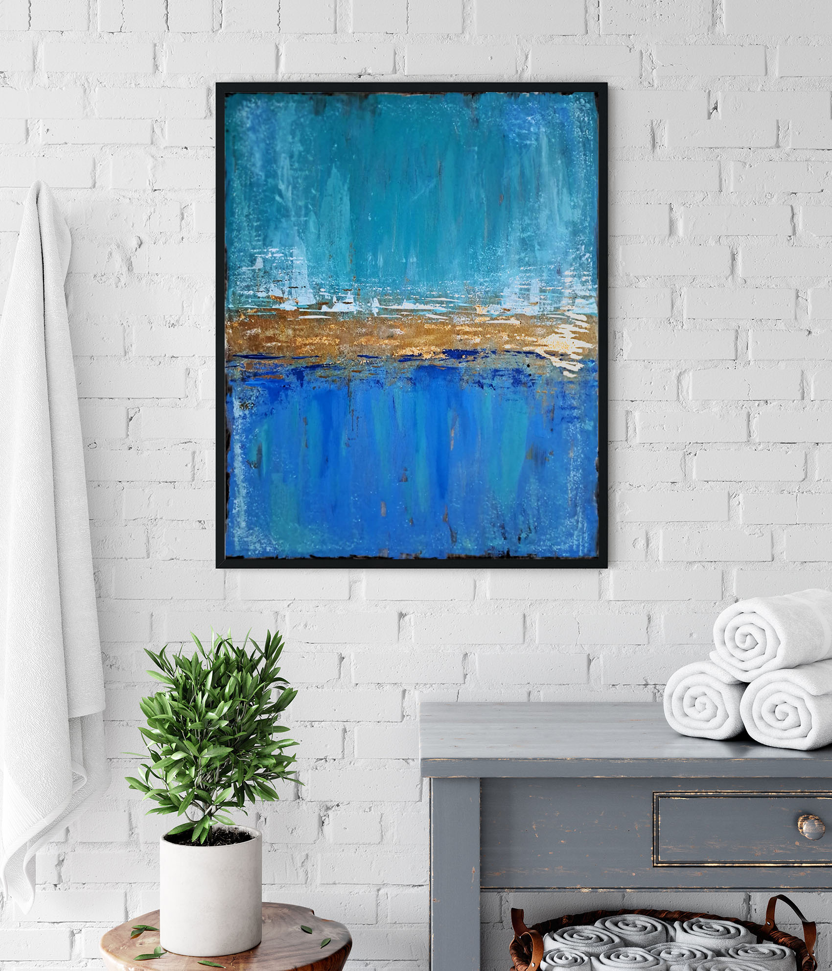Sandbar painting Sandbar painting