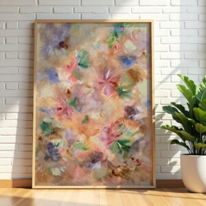 Where Petals Drift Large Painting
